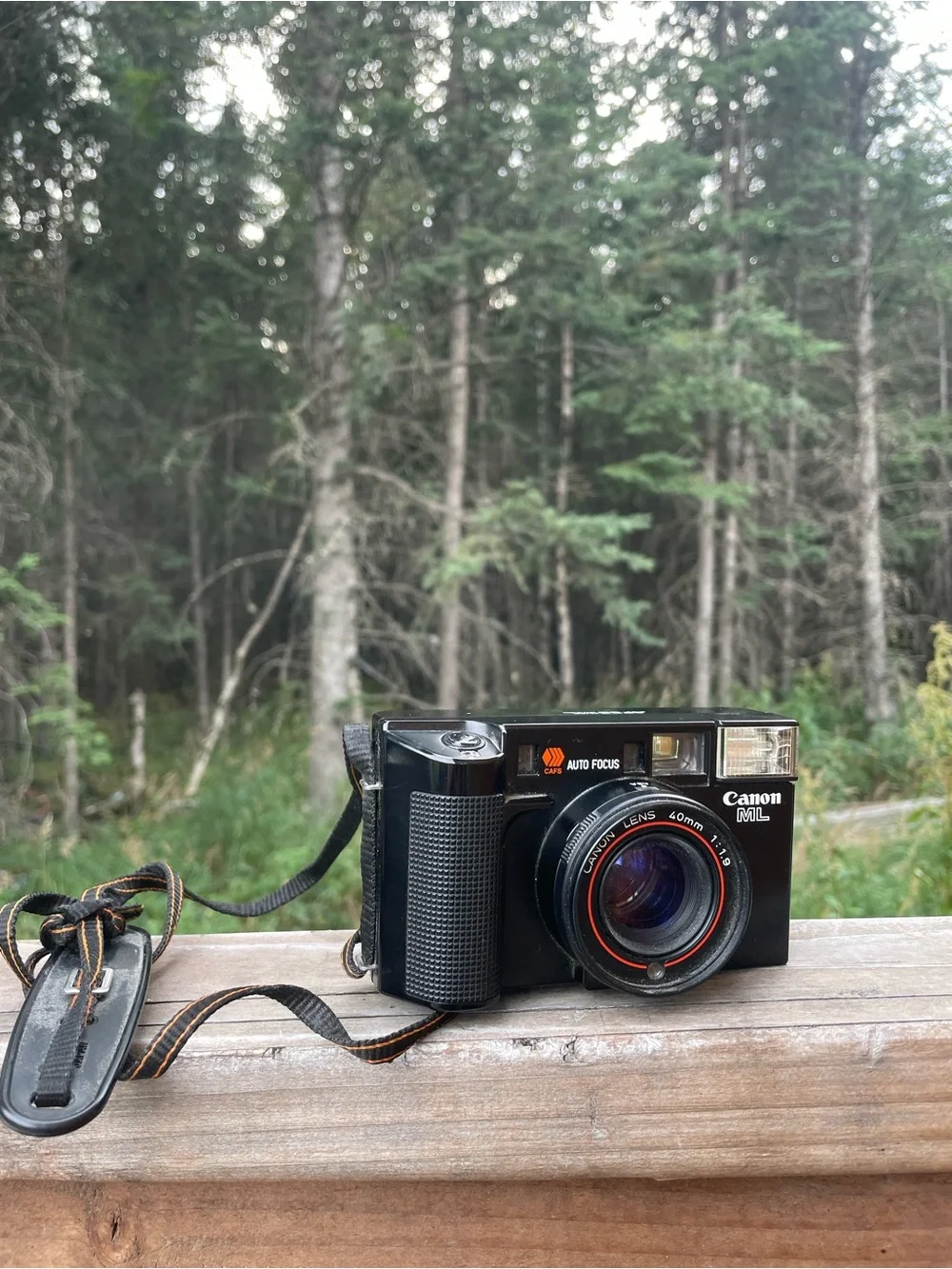 Canon AF35ML 35mm Point-and-Shoot Film Camera